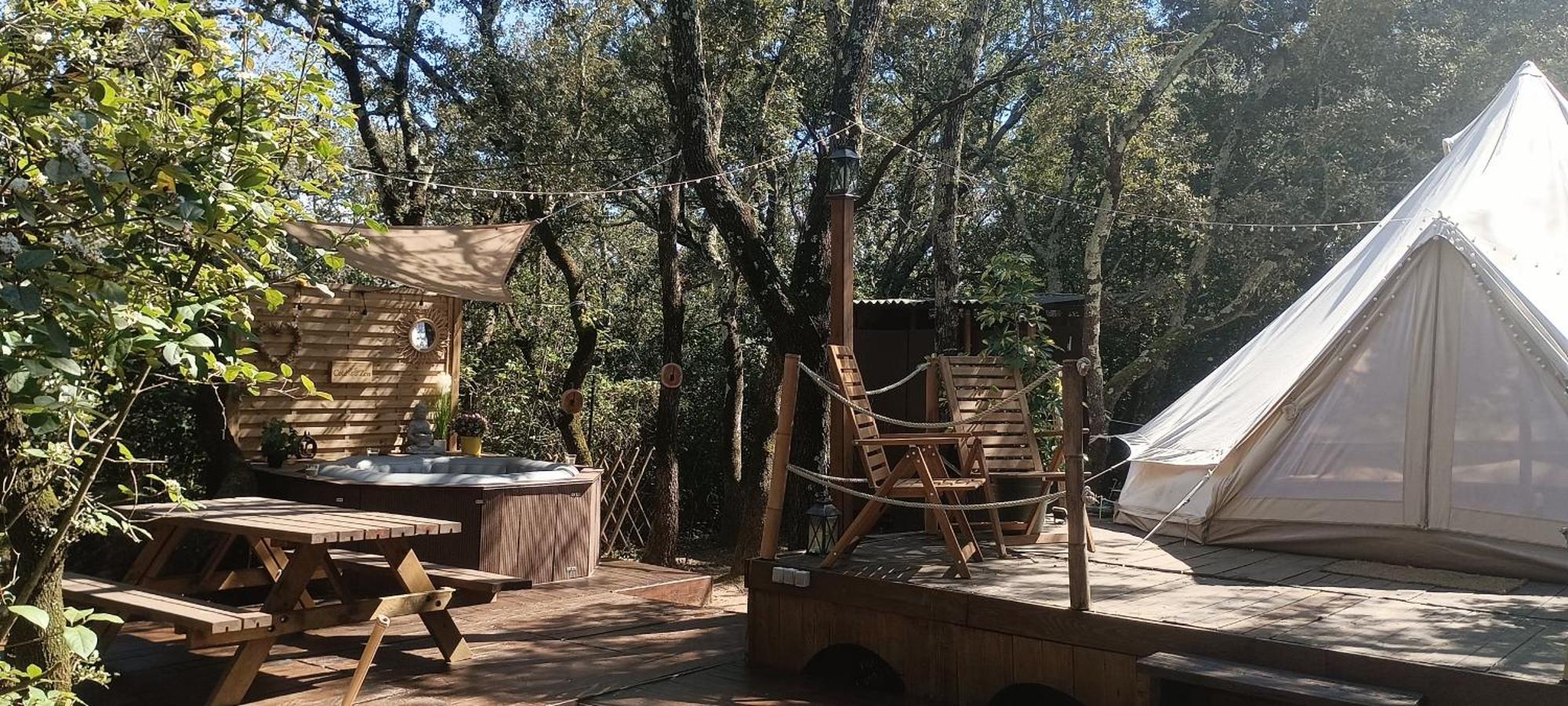 Evasion En Pleine Nature, Tipi Insolite Et Jacuzzi Au Pont Du Gard ! แวร์ ปองต์ ดู การ์ ภายนอก รูปภาพ
